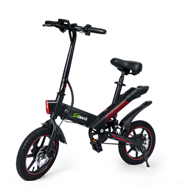Cyclebike 14" Folding Electric Bike,350W Motor Max Speed 25km/h Ebike for Adults and Teenagers with 36V 7.5Ah Lithium-Ion Battery