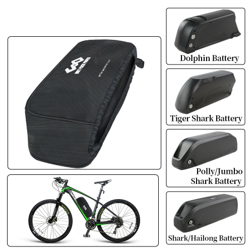 Housse étanche pour batterie Ebike sac Anti-boue Anti-poussière pour Batteries au Lithium de Style Hailong/Tiger Shark/Dolphin/Jumbo